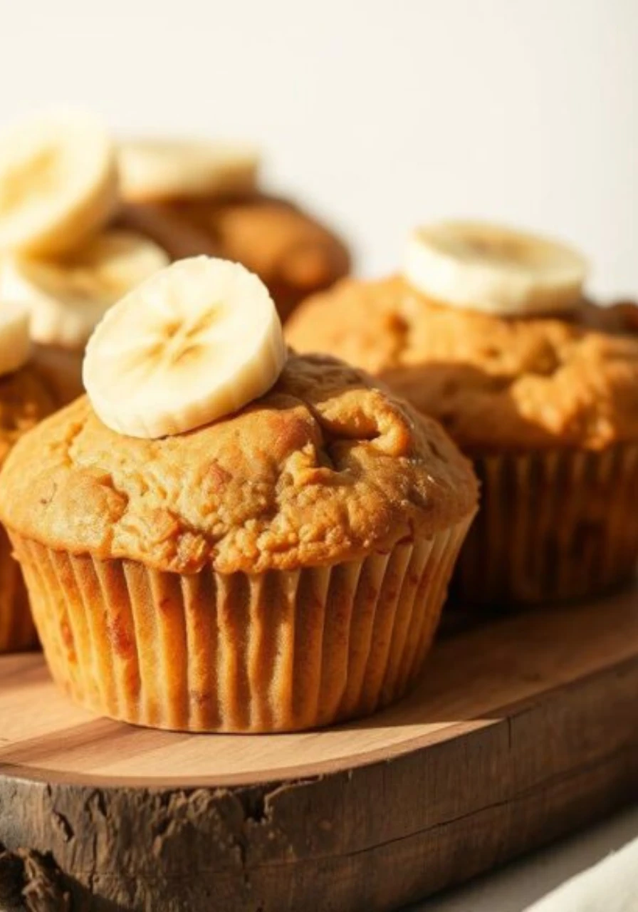 Gesunde Bananenmuffins ohne Zucker - Probiere es aus!