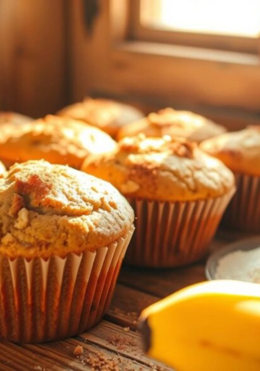 Gesunde Bananenmuffins ohne Zucker - Probiere es aus!